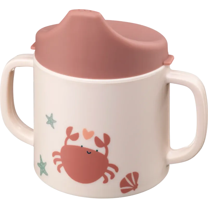 Cana de baut din polipropilena roz, 1 bucata