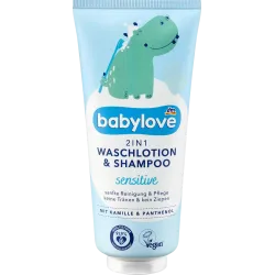 Șampon pentru copii și loțiune de duș și spălat 2-în-1, 200 ml