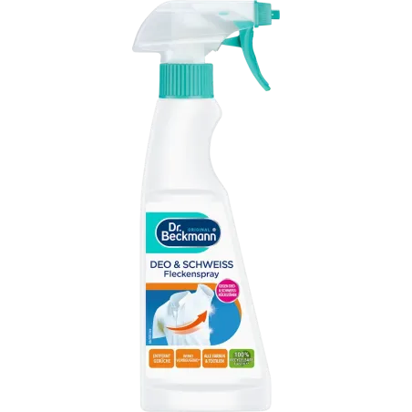 Spray îndepărtator de pete pentru deodorant și transpirație, 250 ml