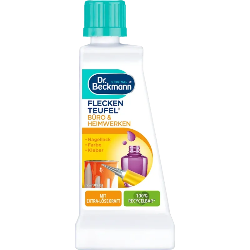 Soluție de îndepărtare a petelor Fleckenteufel Office & DIY, 50 ml