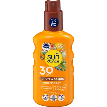 Spray solar cu protecție și bronz SPF 30, 200 ml