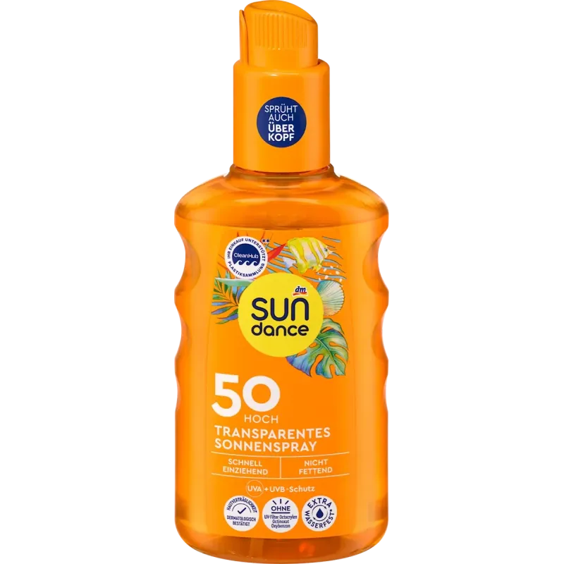 Spray solar transparent SPF 50, 200 ml