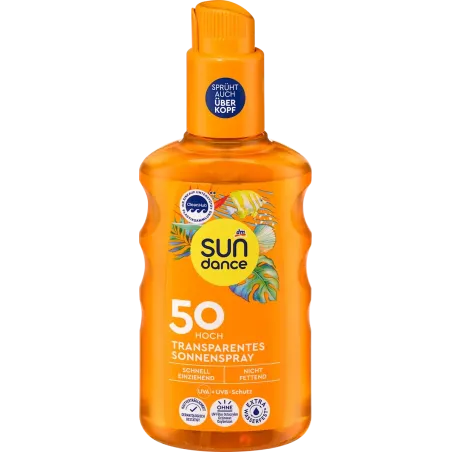 Spray solar transparent SPF 50, 200 ml