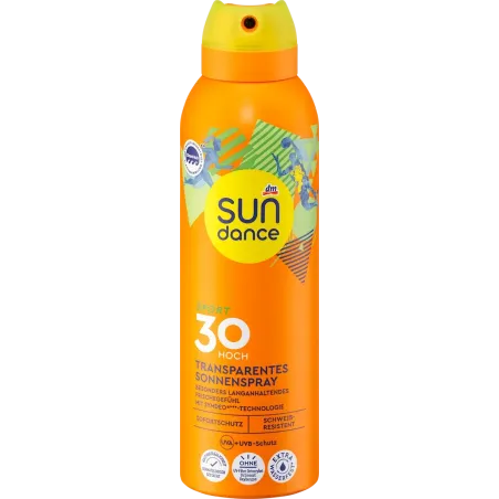 Spray solar transparent sport, SPF 30, 200 ml