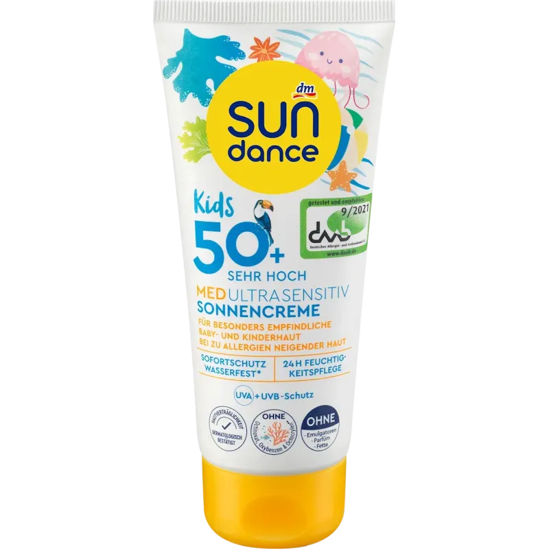 Cremă de protecție solară pentru copii, MED ultra sensibil, SPF 50+, 100 ml