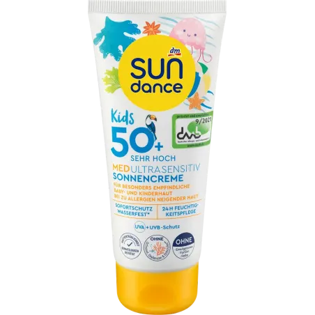 Cremă de protecție solară pentru copii, MED ultra sensibil, SPF 50+, 100 ml