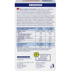 Vitamina D3 pentru copii, tablete masticabile 60 buc., 51 g