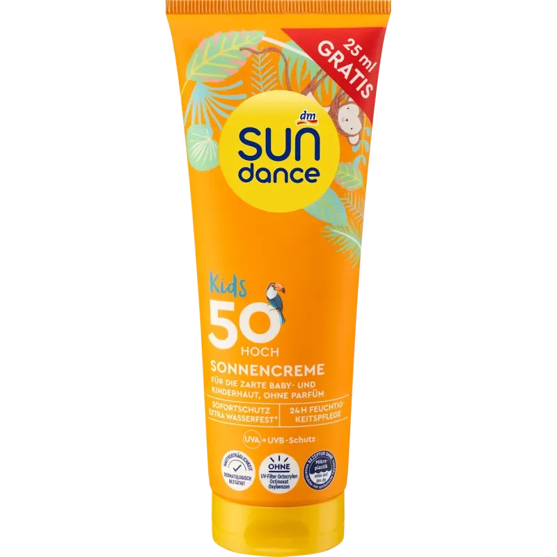Cremă de protecție solară pentru copii, SPF 50, supraîncărcare, 125 ml