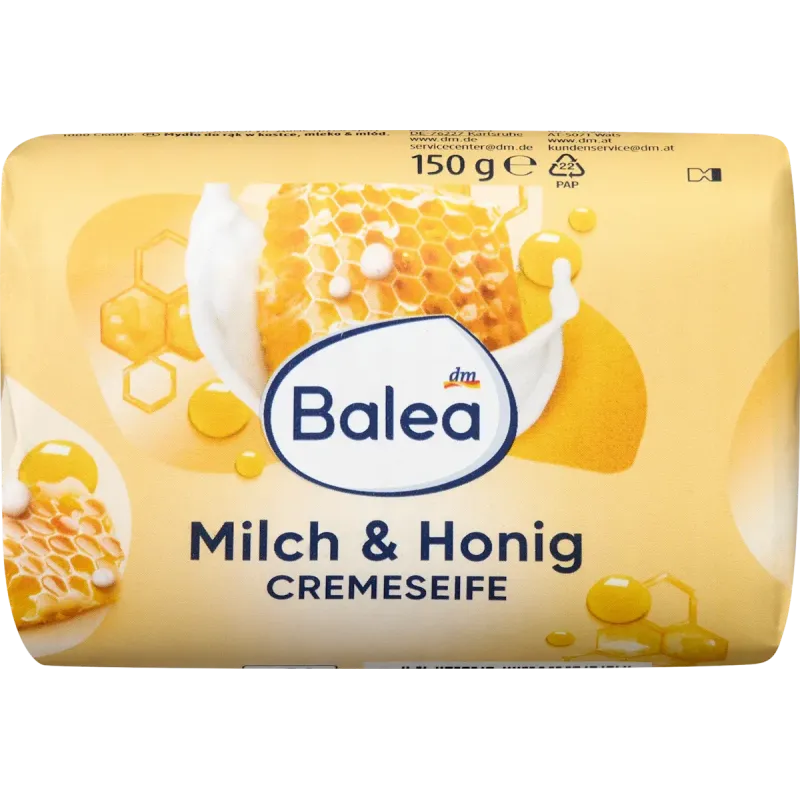 Săpun solid, săpun cremos lapte și miere, 150 g