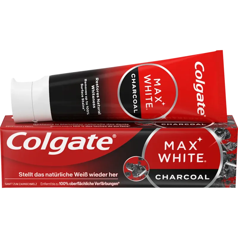 Pastă de dinți Max Cărbune Alb, 75 ml