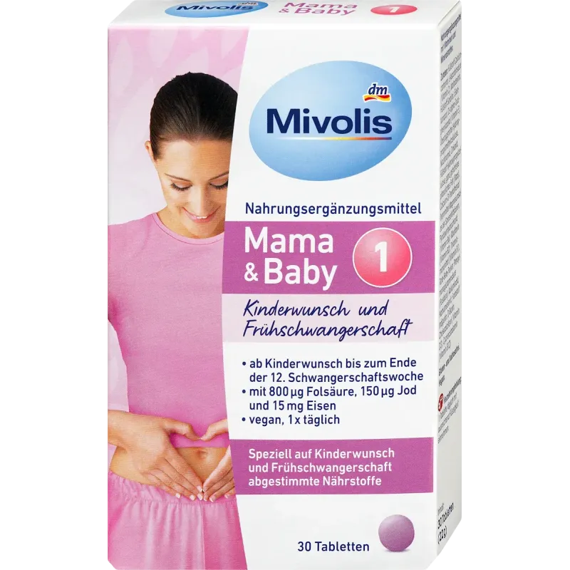 Mama & Baby 1 comprimat 30 buc., 22 g