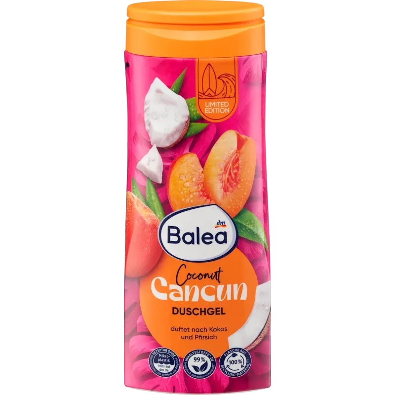 Gel de duș cu nucă de cocos Cancun, 300 ml