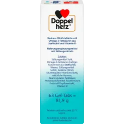 Comprimate cu gel Omega-3 pentru copii, 63 de bucăți, 81,9 g