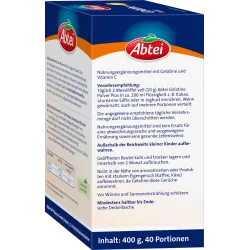 Pudră de gelatină + vitamina C (40 de porții), 400 g