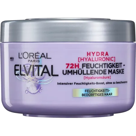 Mască de îngrijire a părului cu aromă de aur Hydra Hyaluronic, 250 ml