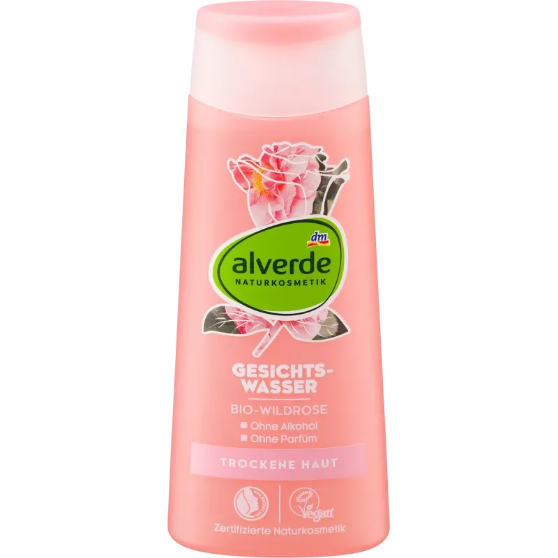 Loțiune tonică facială cu trandafir sălbatic, 200 ml