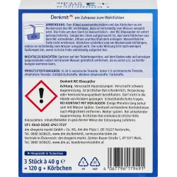 Sistem de spălare pentru toaletă albastru, 3 bucăți