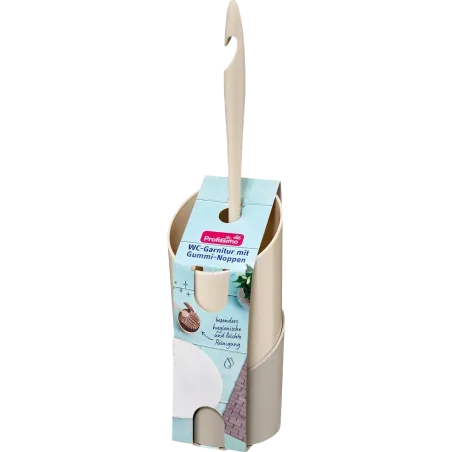 Perie de toaletă set WC cu butoane, 1 buc.