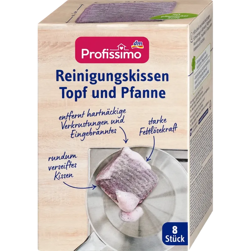 Bureți de curățat oale și tigăi, 8 bucăți