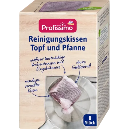 Bureți de curățat oale și tigăi, 8 bucăți