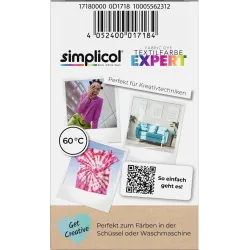 Expert în vopsirea textilelor, negru miezul nopții, 150 g