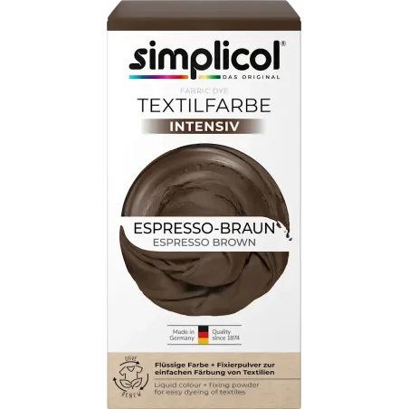 Vopsea textilă maro espresso intens, 1 buc.