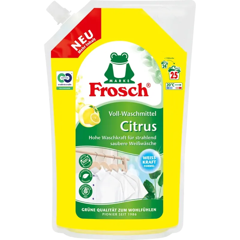 Detergent lichid puternic cu aromă de citrice, 25 W
