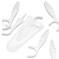 Bețișoare de ață dentară neceară cu carcasă, 40 buc
