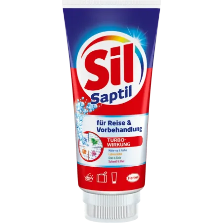 Săpun de mâini Sil Saptil pentru călătorii și pretratare cu perie, 200 ml