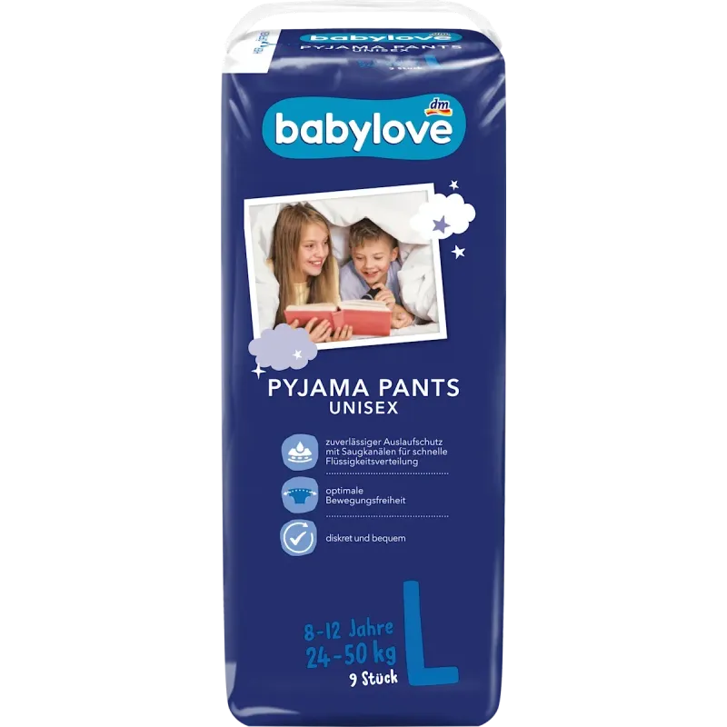 Pantaloni de pijama mărimea L, 8-12 ani (24-50 kg), 9 bucăți