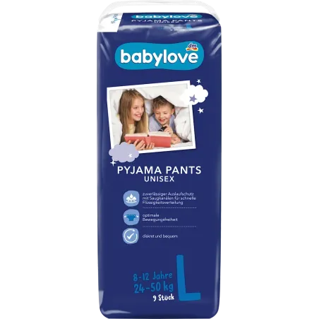 Pantaloni de pijama mărimea L, 8-12 ani (24-50 kg), 9 bucăți