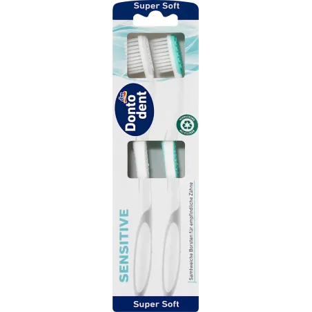 Periuță de dinți Sensitive super moale, 2 buc