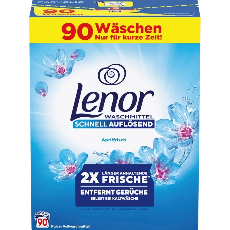 Detergent de rufe pudră Aprilfrisch, 90 W