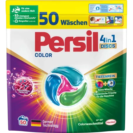 Discuri detergent colorate, 50 W