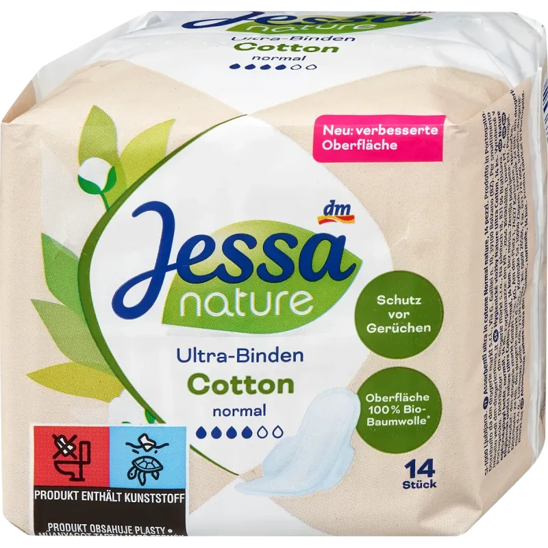 Absorbante igienice Ultra Cotton Normal nature, 14 buc.