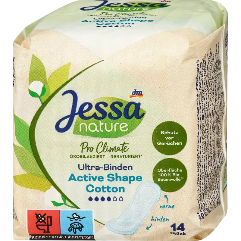 Absorbante igienice Ultra Active Shape Cotton Pro Climate nature, 14 buc.