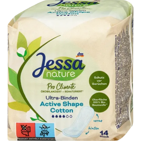 Absorbante igienice Ultra Active Shape Cotton Pro Climate nature, 14 buc.