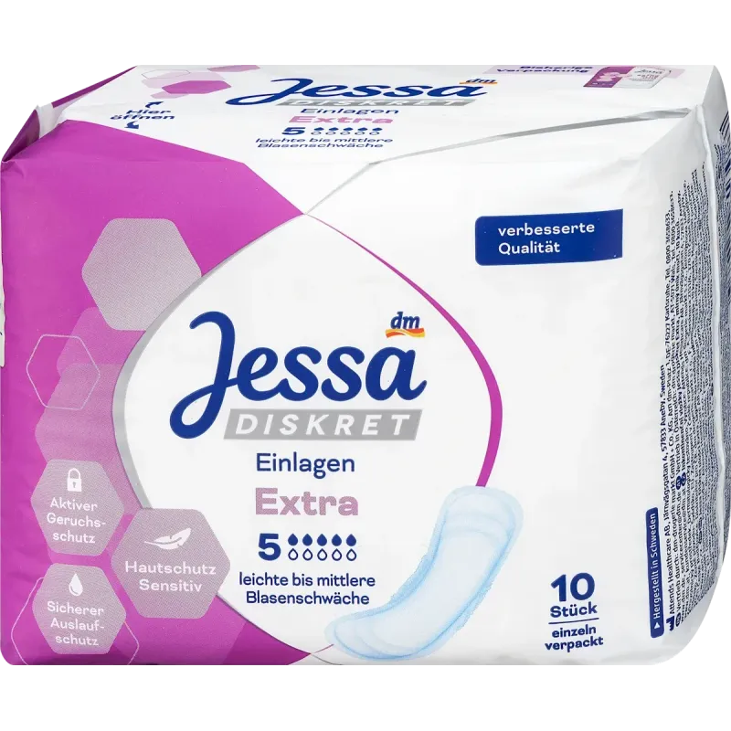 Absorbante pentru incontinență suplimentare, 10 buc.