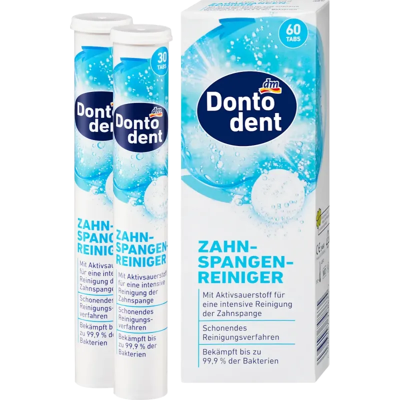 Tablete de curățare pentru aparate dentare, 60 buc.