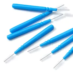 Periuțe interdentare albastre 0,6 mm ISO 3, 32 bucăți