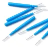 Periuțe interdentare albastre 0,6 mm ISO 3, 32 bucăți