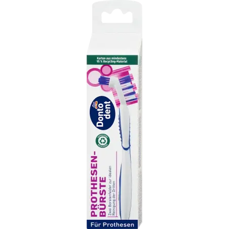 Periuță pentru proteze dentare, 1 bucată