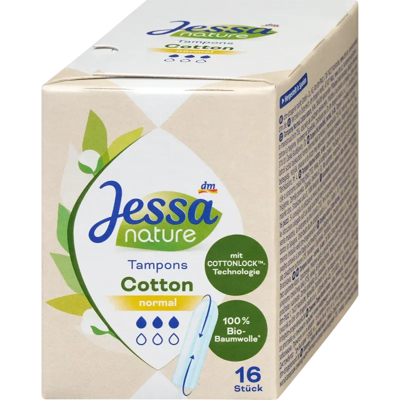Tampoane din bumbac Normal nature, 16 buc.