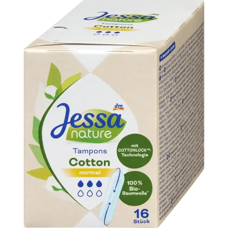 Tampoane din bumbac Normal nature, 16 buc.