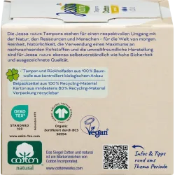 Tampoane din bumbac Normal nature, 16 buc.