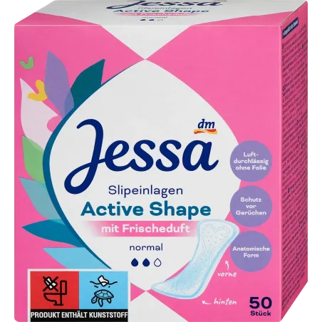 Absorbante pentru chiloți Active Shape cu parfum proaspăt, 50 bucăți