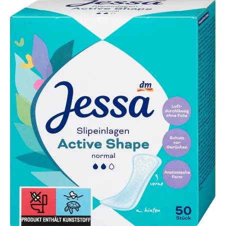 Absorbante pentru chiloți Active Shape Normal, 50 buc.