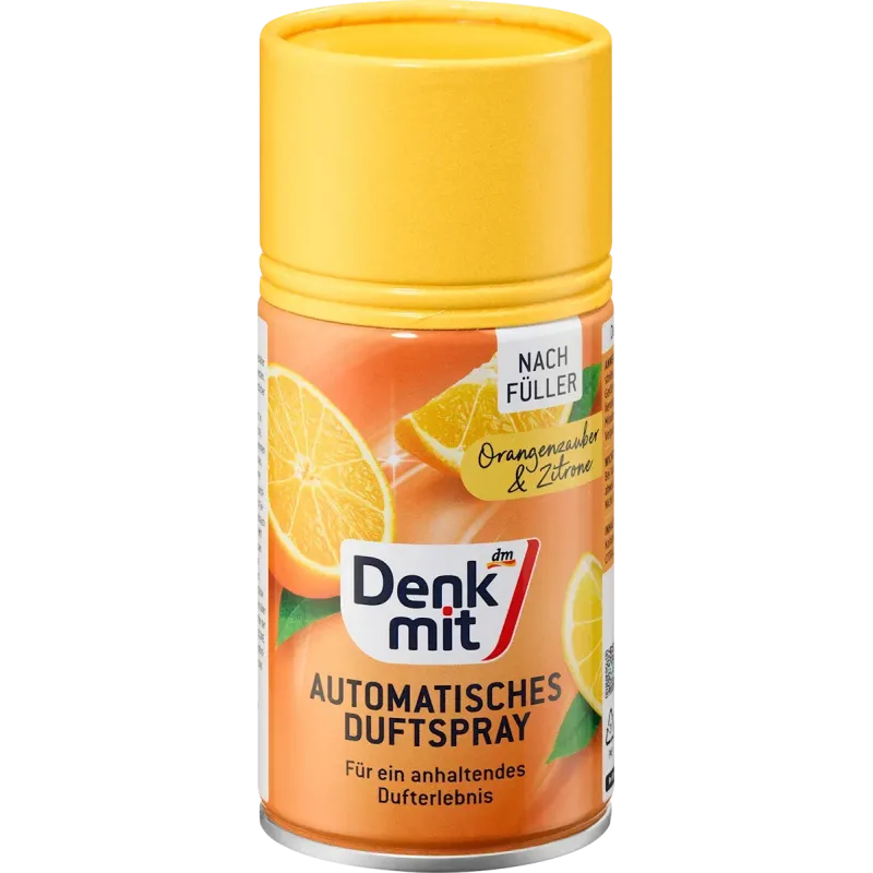 Odorizant de cameră automat, spray parfumat, portocale magice și lămâie, rezervă, 250 ml