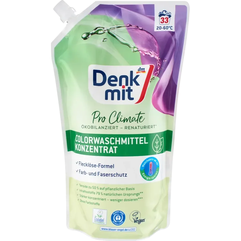 Detergent concentrat pentru rufe colorate Pro Climate, 33 WL