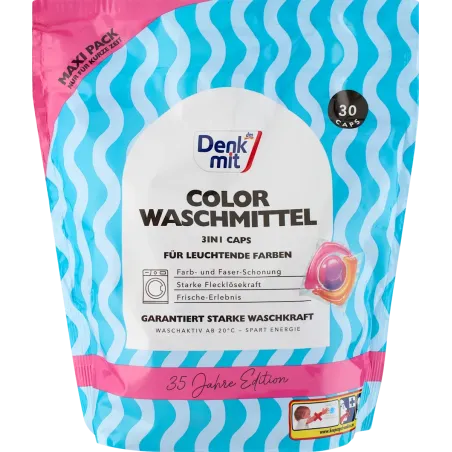 Capsule detergent colorat 3 în 1 Maxipack, 30 W